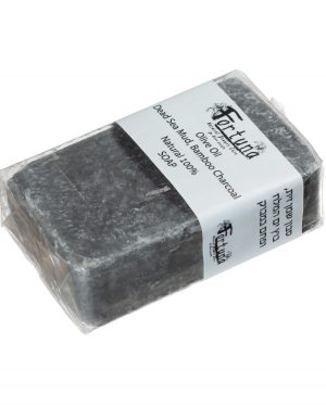 סבון פורטונה- שמן זית, בוץ ים המלח ופחם במבוק